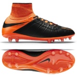 Nike Mens Hypervenom Phantom II Leather FG High Top Soccer Cleats