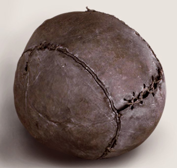 First Leather Soccer ball