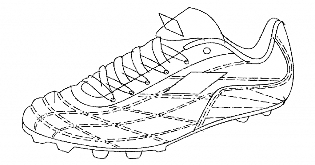soccer cleat diagram